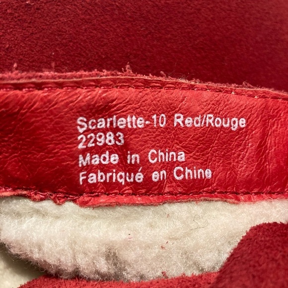 BIOTIME Sz 10 Premium Suede Shearling Lined Removable Insole Rubber Sole Boots - Picture 7 of 16